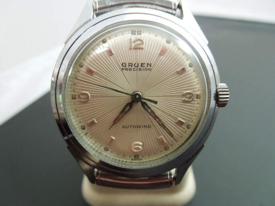 g375 Beautiful Gruen Precision Watch that is Water &amp; Shock  Resistant.