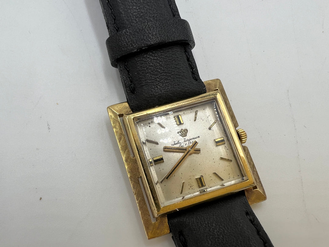 t740 Unique Jules Jurgensen 14kt Gold Men's Watch