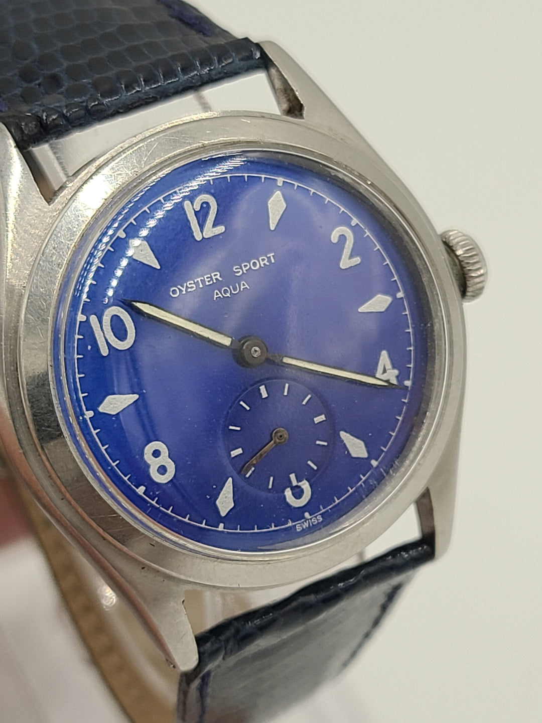 k738 Men's Vintage Oyster Sport Aqua Rolex Wristwatch