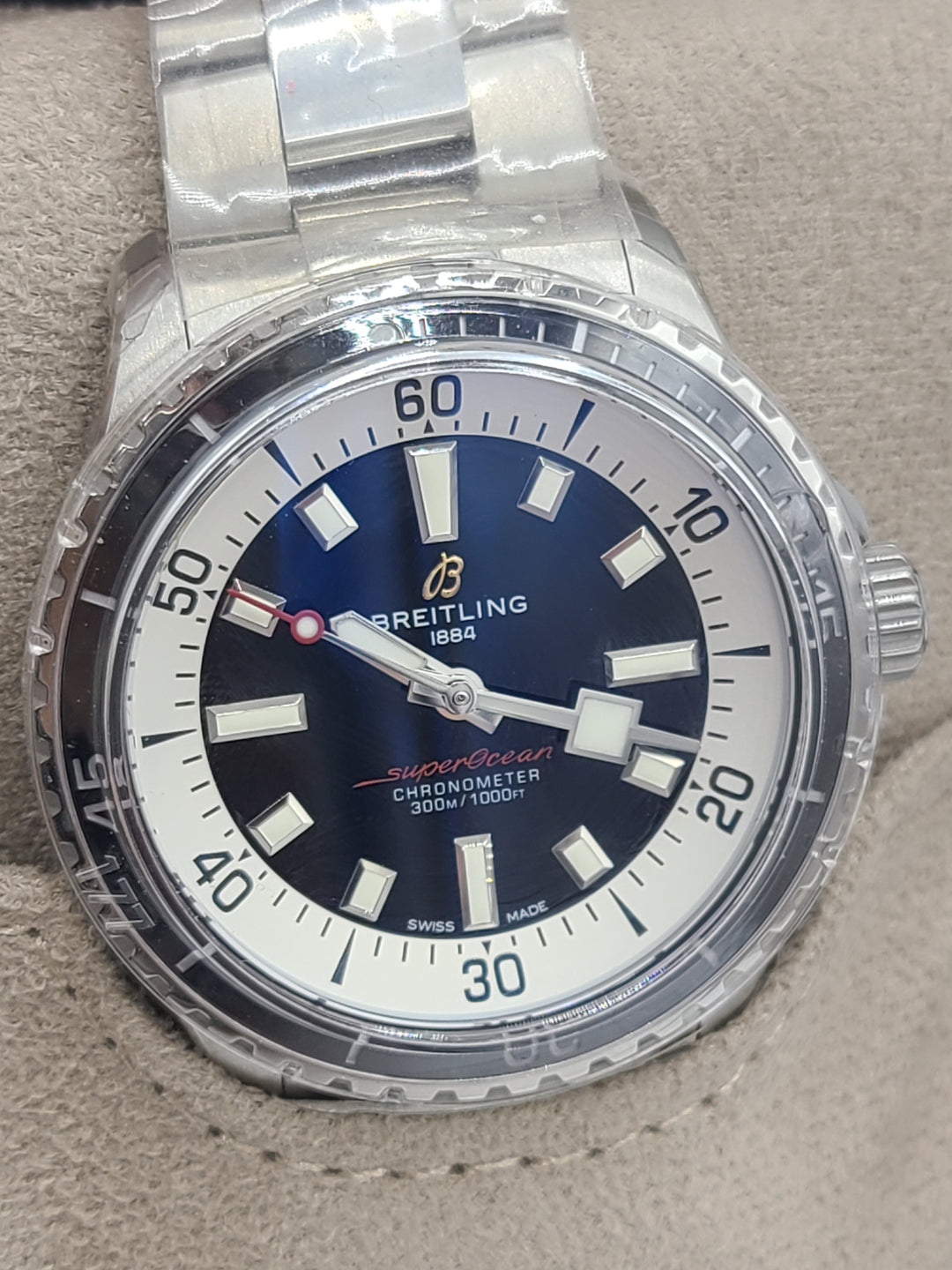 k748 Handsome Men's Automatic Breitling SuperOcean Wristwatch
