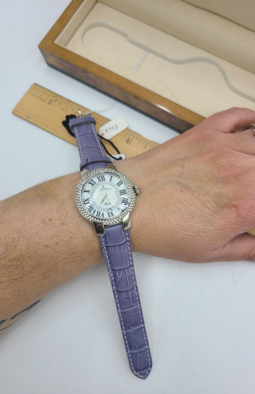 t793 Beautiful Stauer Jacques du Manoir Wrist Watch