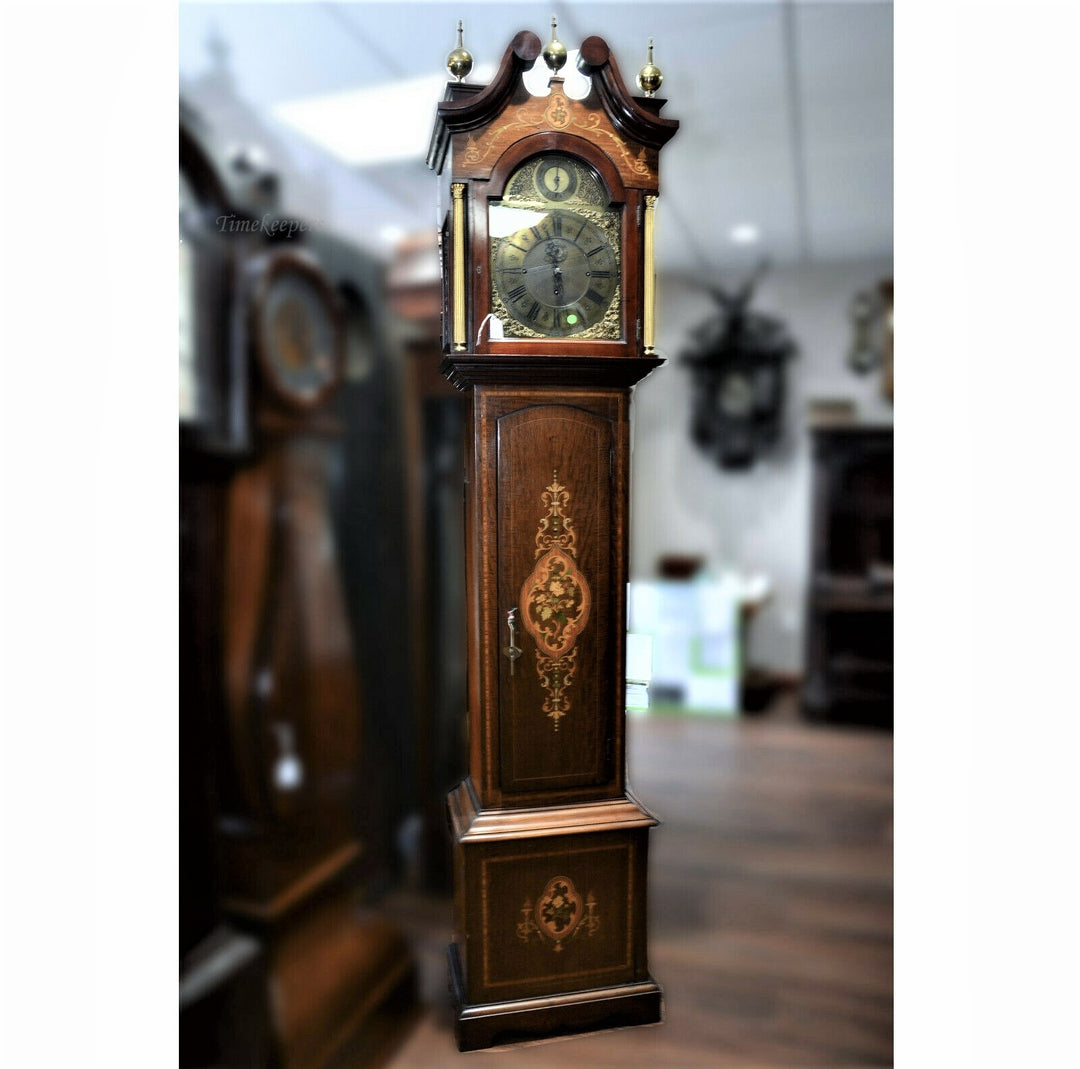 c013 English early 1900's Tall Case Grandfather Clock- Local Pickup Only