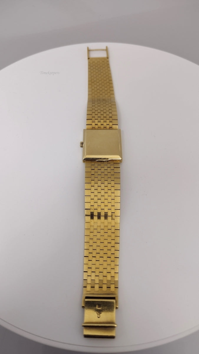 k636 Stunning Unisex 18kt Yellow Gold Mechanical Omega Wristwatch