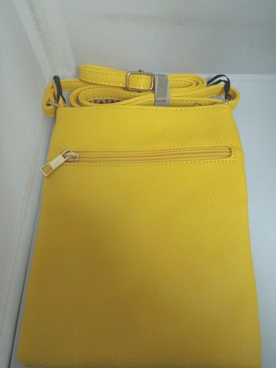 Deluxity Crossbody Purse Bag Shoulder Bag Multi Pocket Zipper Purse