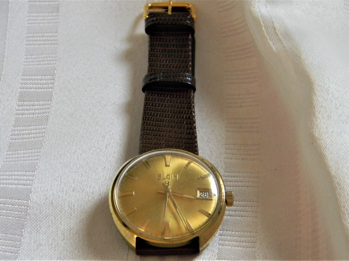 Vintage elgin automatic clearance watch