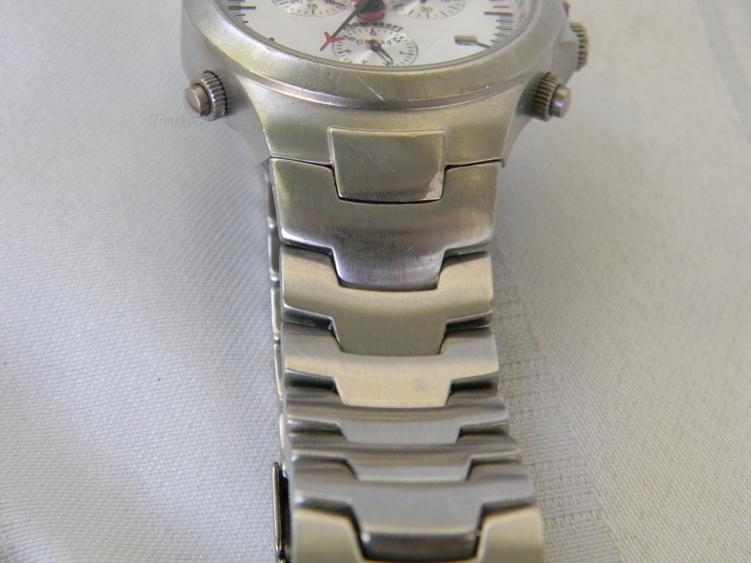j438 Retro Guess Inc. G Quartz Chronograph Wrist Watch in Stainless Steel