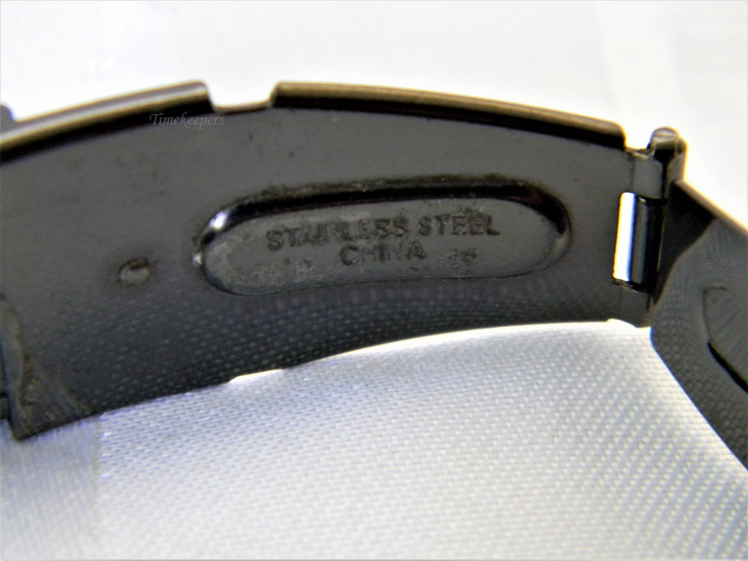 j441 Handsome Gloss Black Case and Bracelet Chronograph Quartz Watch