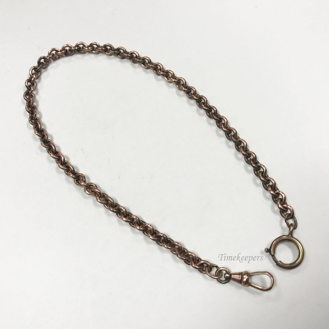c702 Vintage Copper Pocket Watch Chain