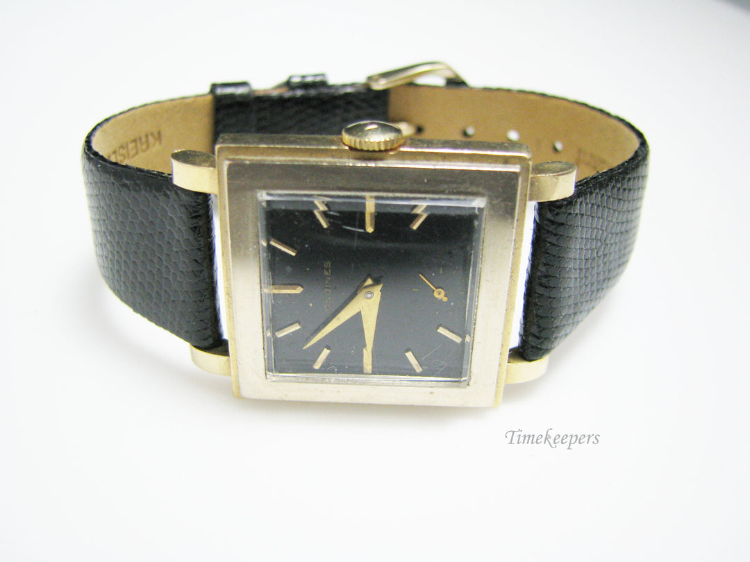 H007 Vintage Longines Mechanical Hand Wind Watch in 14k Yellow gold