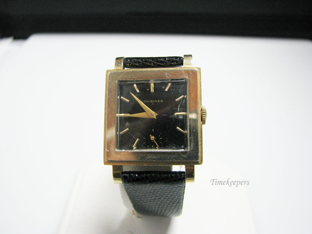 H007 Vintage Longines Mechanical Hand Wind Watch in 14k Yellow gold