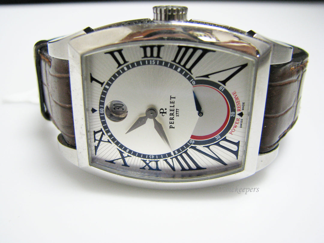 H013 Unique Perrelet Power Reserve Stainless Steel Watch