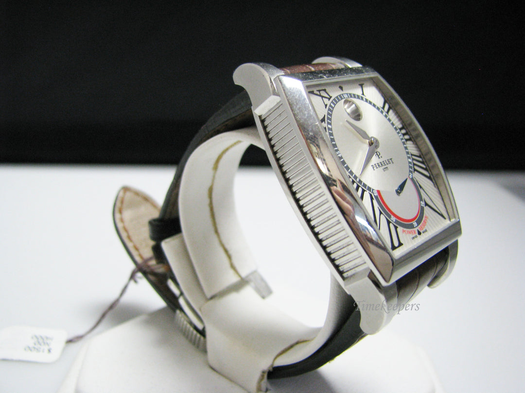 H013 Unique Perrelet Power Reserve Stainless Steel Watch