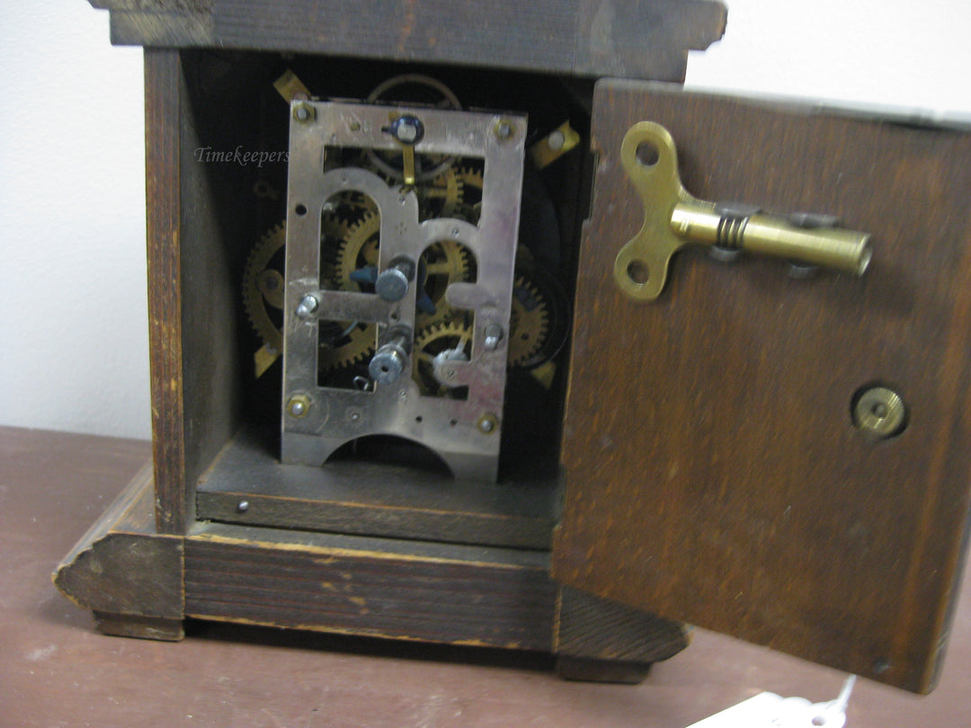 G178 1920s Junghans Wood Desk Clock