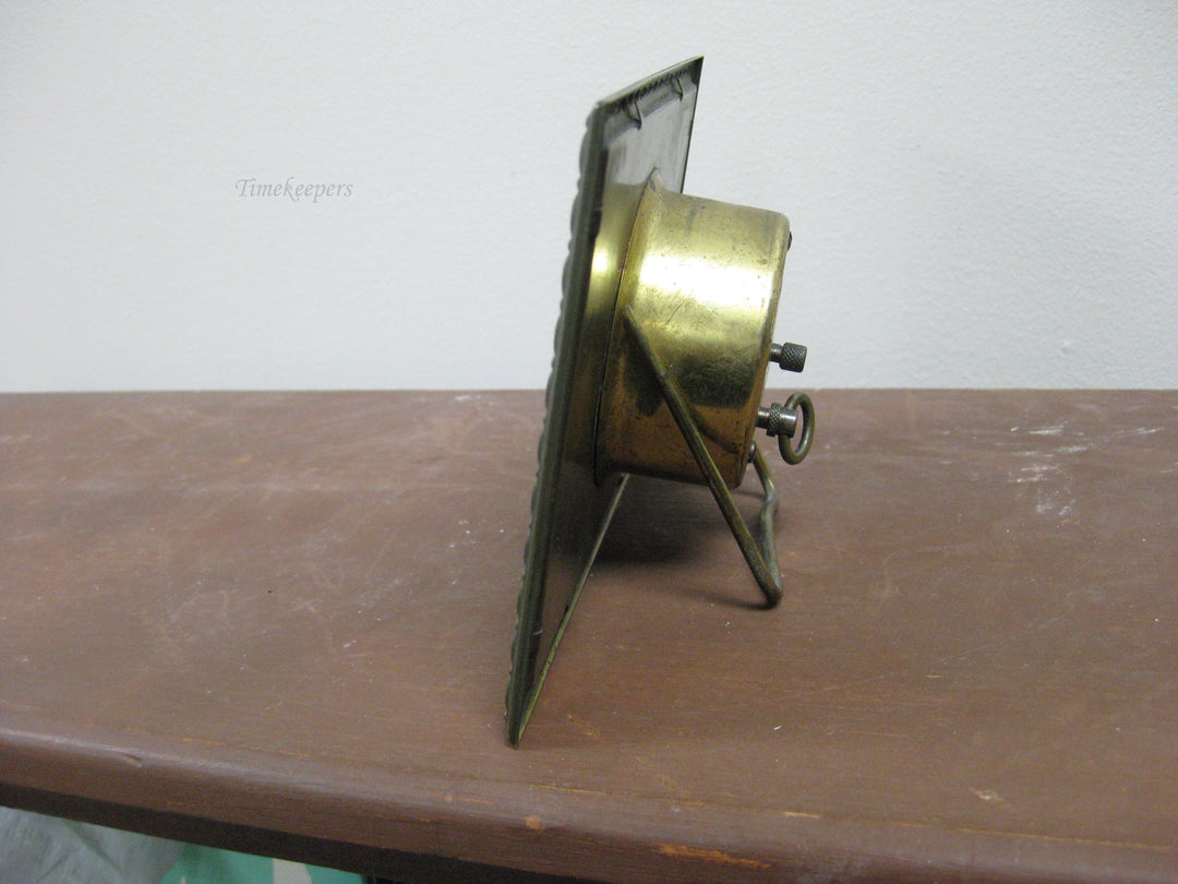 g190 1920s Brass German Table Clock