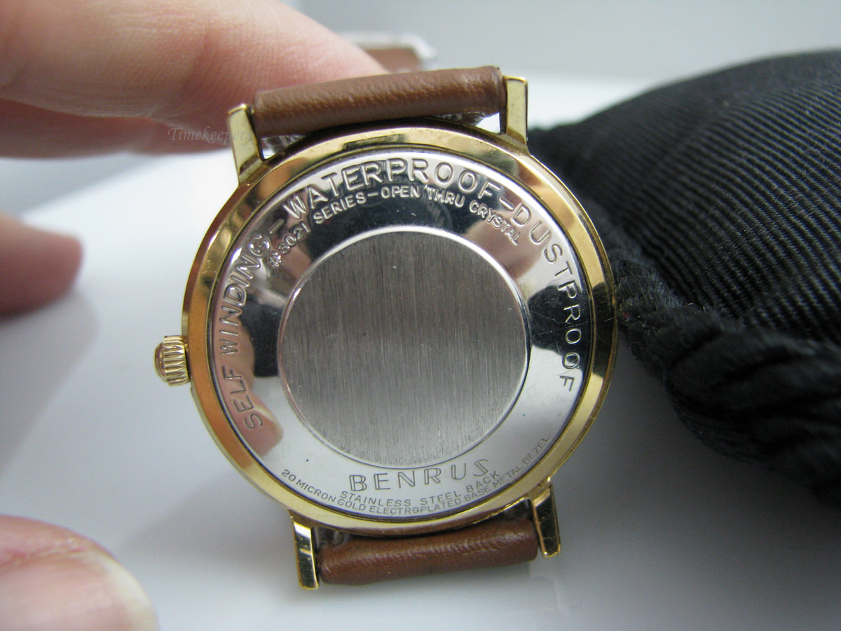 Benrus self winding on sale watch 3021 series