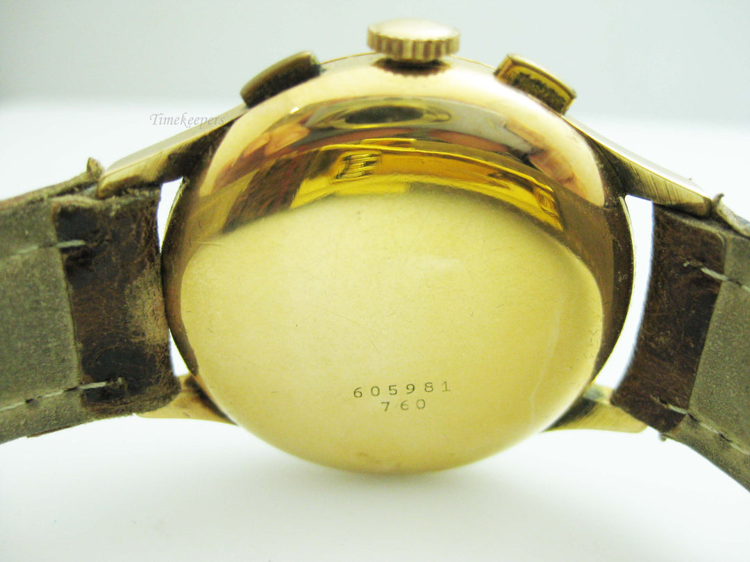 b727 Men's Vintage 18kt Rose Gold Welsbro Mechanical Wristwatch