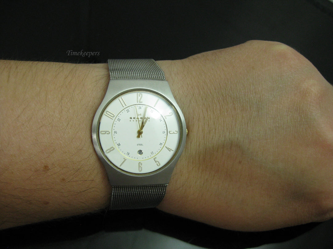 b791 Unisex Quartz Stainless Steel Skagen Wristwatch