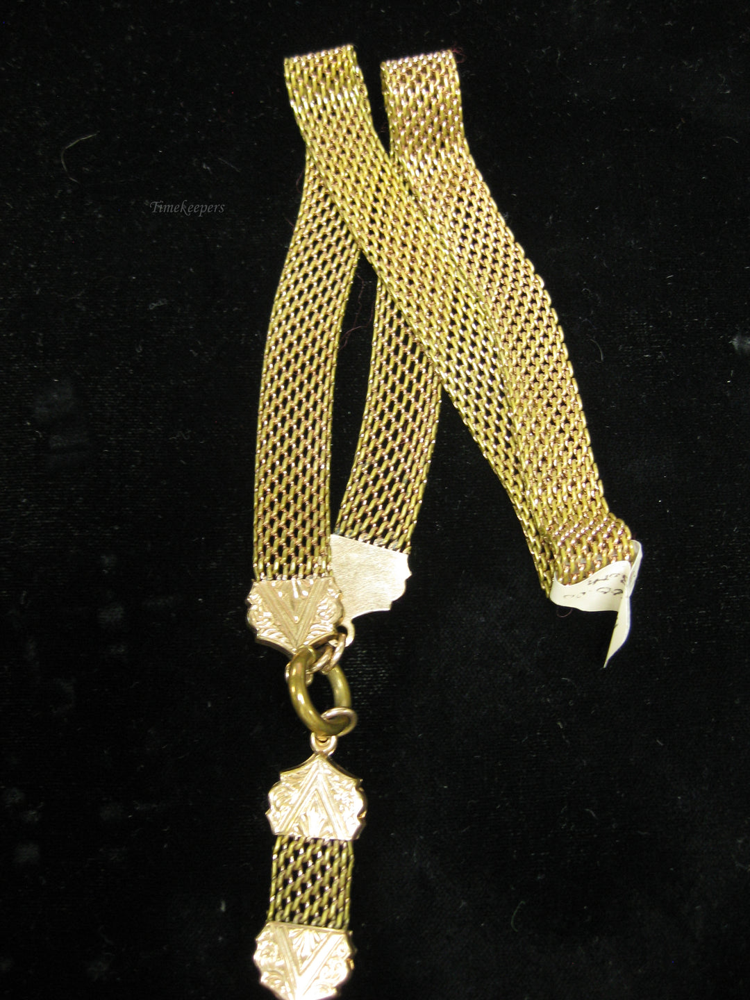 j154 Gorgeous Pendant Watch with Mesh Neck Chain Gold Filled from 1919
