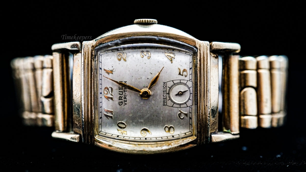 Vintage gruen veri online thin watch