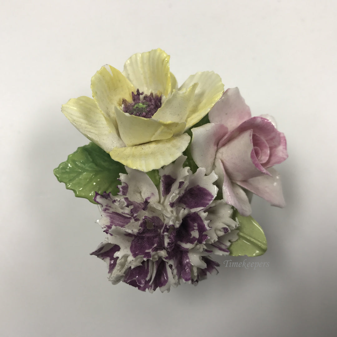 d203 Vintage Royal Adderley Floral Fine Bone China Crown England Flower Pot