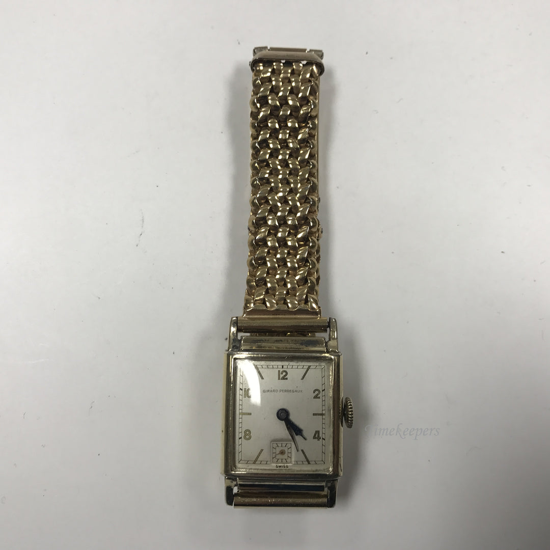 d214 Vintage Original Girard Perregaux Swiss 10K Gold Filled Elegant Wrist Watch