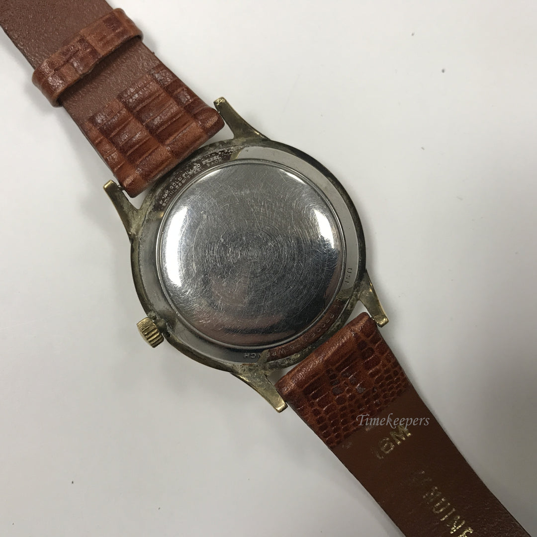 d240 Original Vintage Wittnauer Swiss Automatic 10K GF Stainless Wrist Watch