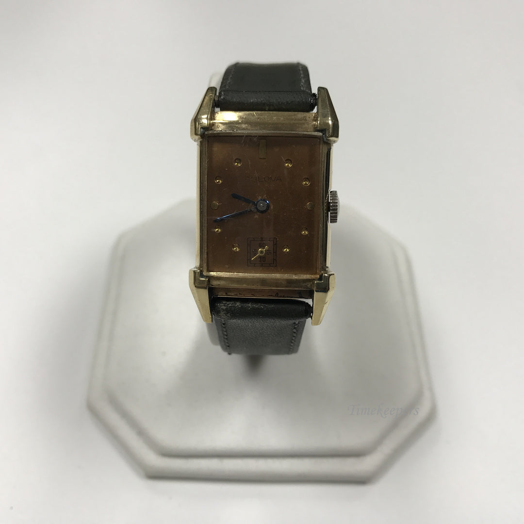 d245 Original Vintage Bulova 21J Mechanical 10K Gold Filled Wrist Watch 1936's