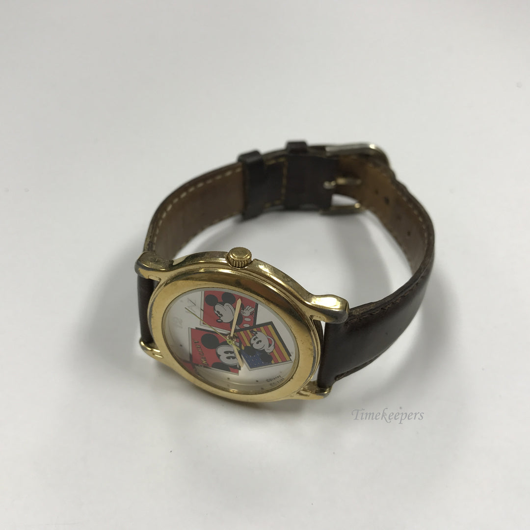 d249 Original Vintage Disney Mickey Jaz Water Resistant Japan Mov't Wrist Watch