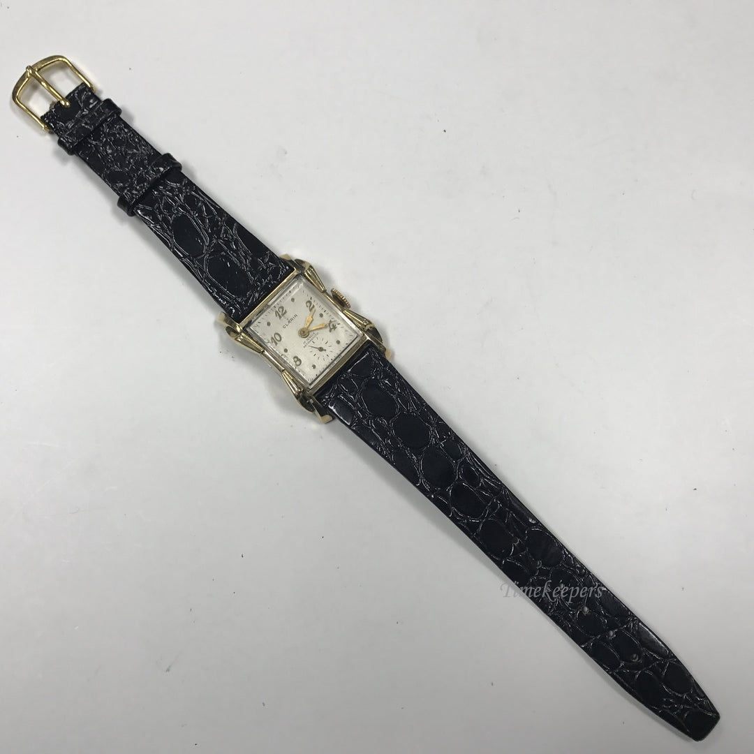 d346 Vintage Swiss Clarin 17Jewels Gold Tone Mechanical Men's Wrist Watch