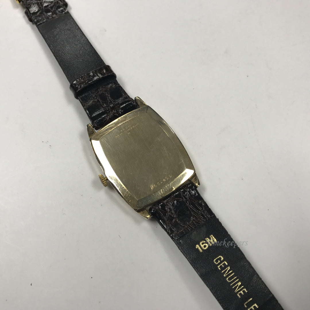 d348 Vintage Original Bulova 10K Rolled Gold Plate Mechanical Men's Wrist Watch