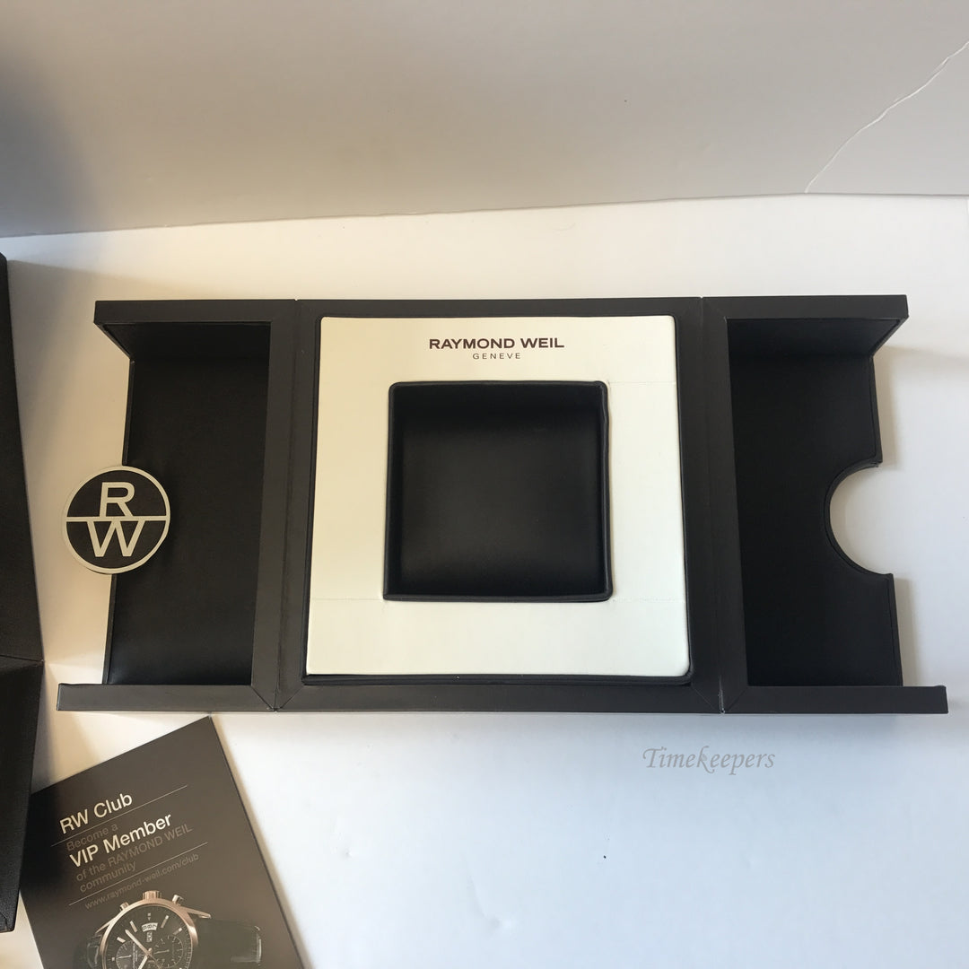 e156 Vintage Authentic Reimond Weil Geneve Brown Display Watch Box