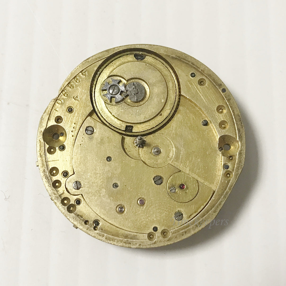 e897 Antique Misc. Watch Movement for Parts or Repair 10S