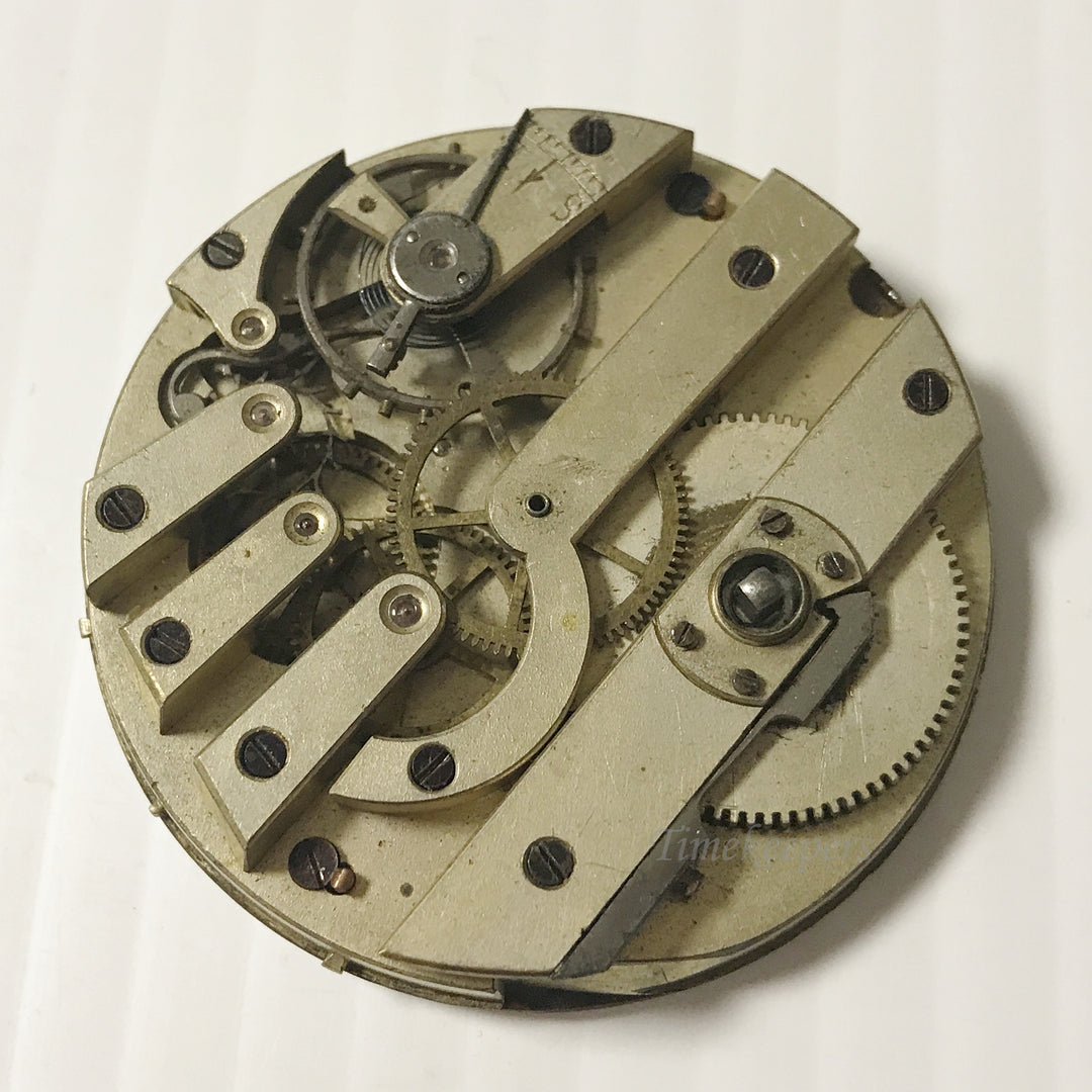 e909 Antique Complete Watch Movement for Parts or Repair T-wind