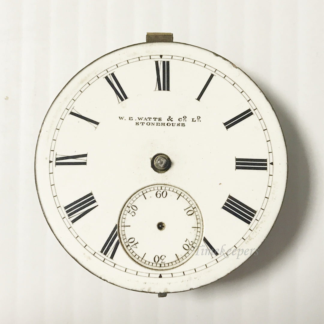 e941 Vintage W.E.Watts Wrist Watch English Movement for Parts Repair 18S
