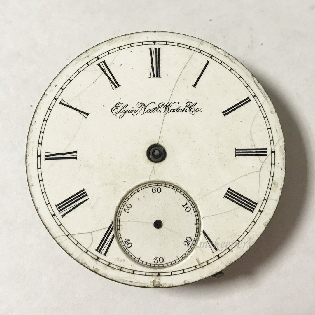 e966 Vintage Elgin Mechanical Wrist Watch Movement for Parts Repair
