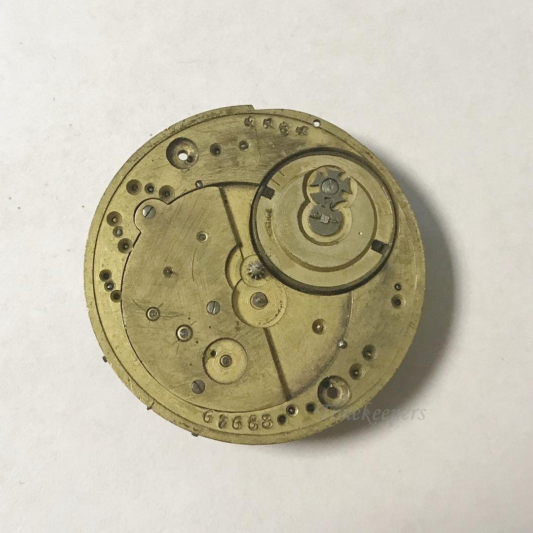 e987 Antique Watch Movement for Parts or Repair