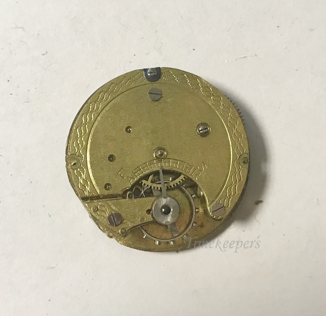 e999 Antique Watch Movement for Parts or Repair