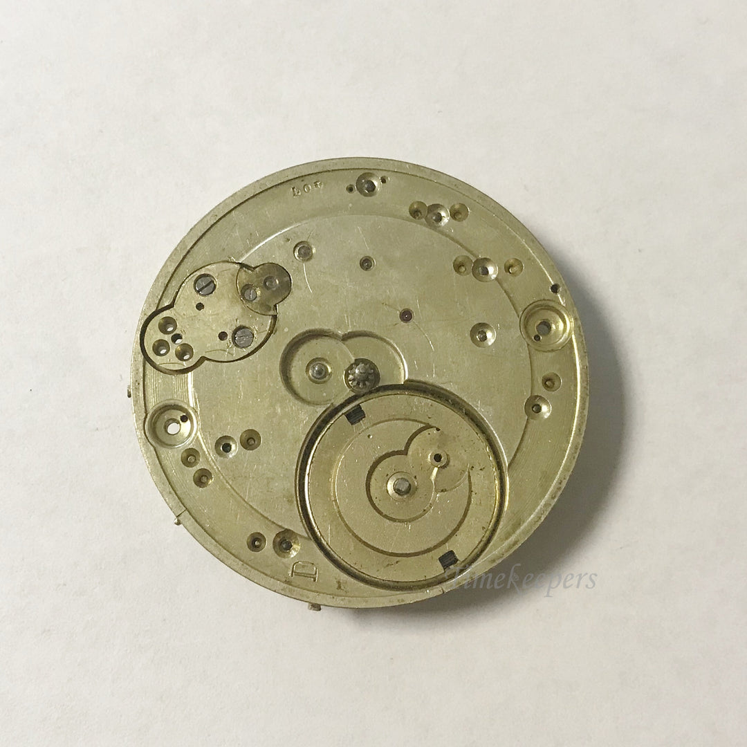 f001 Antique Watch Movement for Parts or Repair