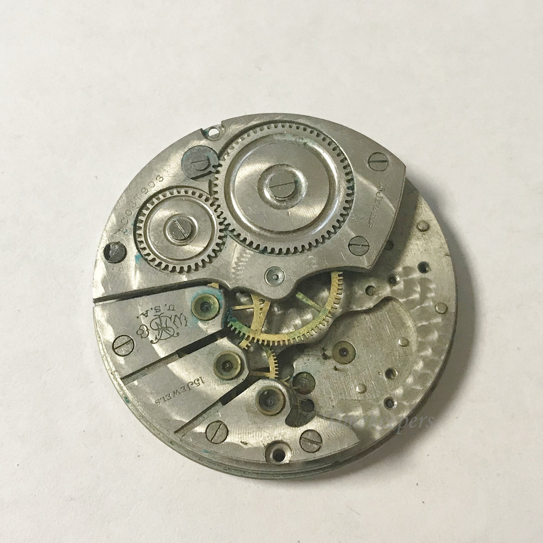 f004 Antique Standard USA Watch Movement for Parts or Repair