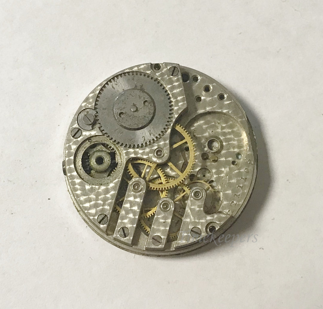 f014 Antique Fortuna Watch Movement for Parts or Repair