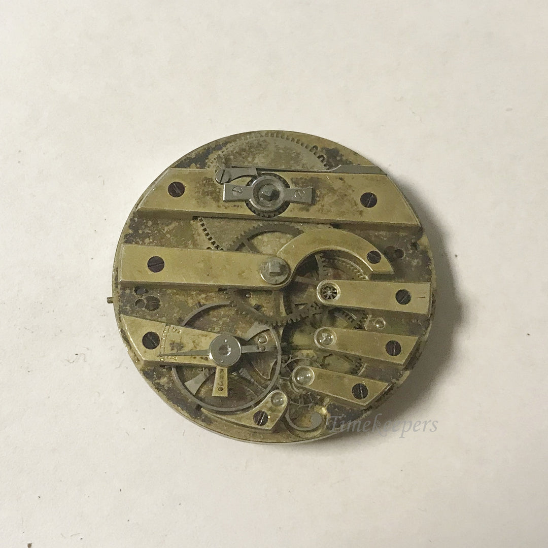 f015 Antique Watch Movement for Parts or Repair