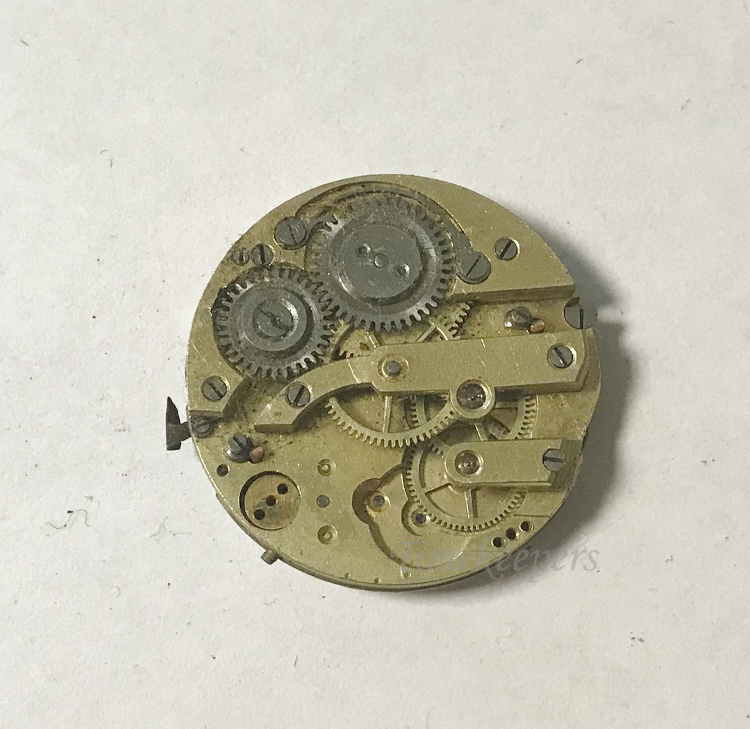 f016 Antique Watch Movement for Parts or Repair