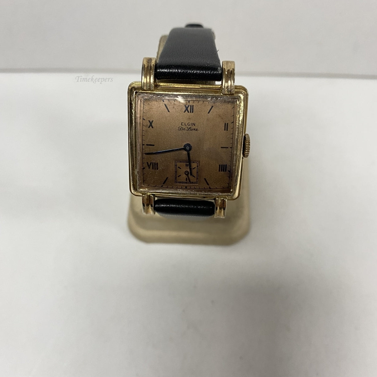 m026 Vintage Elgin DeLuxe USA 10K RGP Bezel Mechanical Unisex Wrist Wa –  TimeKeepersOlive