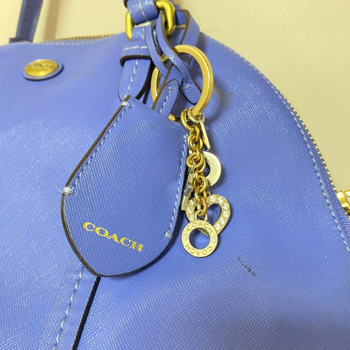 Coach Peyton Leather outlet Cora Domed Satchel