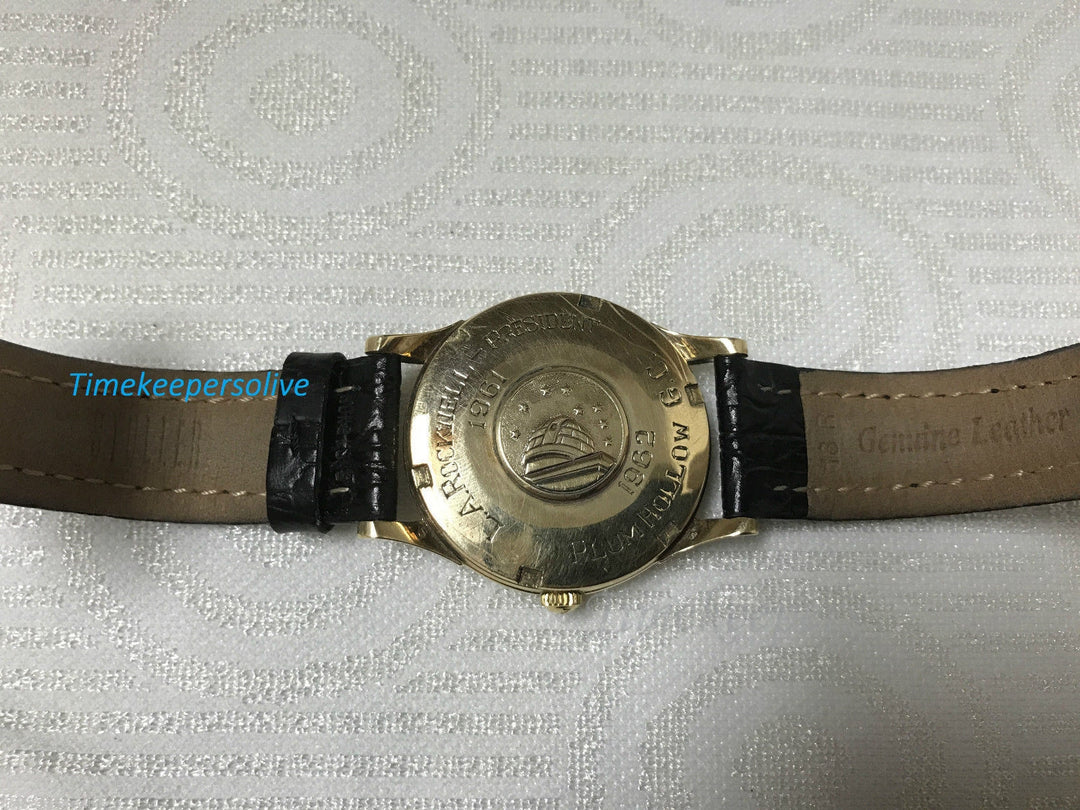 b020 Vintage Original 60s Omega Automatic Chronometer Constellation 14K Gold Swiss Watch