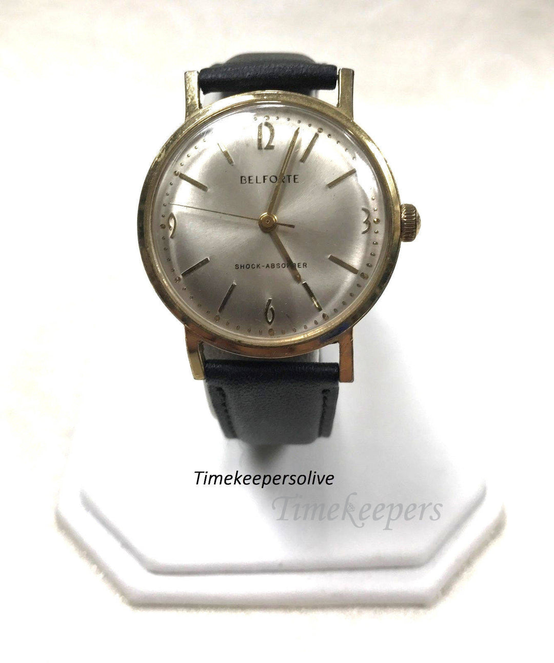 a220 Vintage Original Belforte Shock Absorber Waterproof Mechanical Wrist Watch