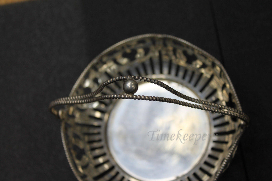 c046 VINTAGE .800 Silver Decorative Basket