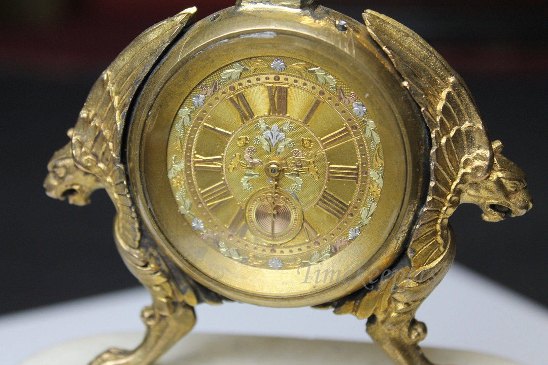 b107 Beautiful 1840's English Key wound Clock