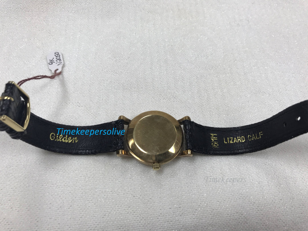 c307 Vintage Collection Swiss Baume Mercier Geneve 9K Yellow Gold Watch