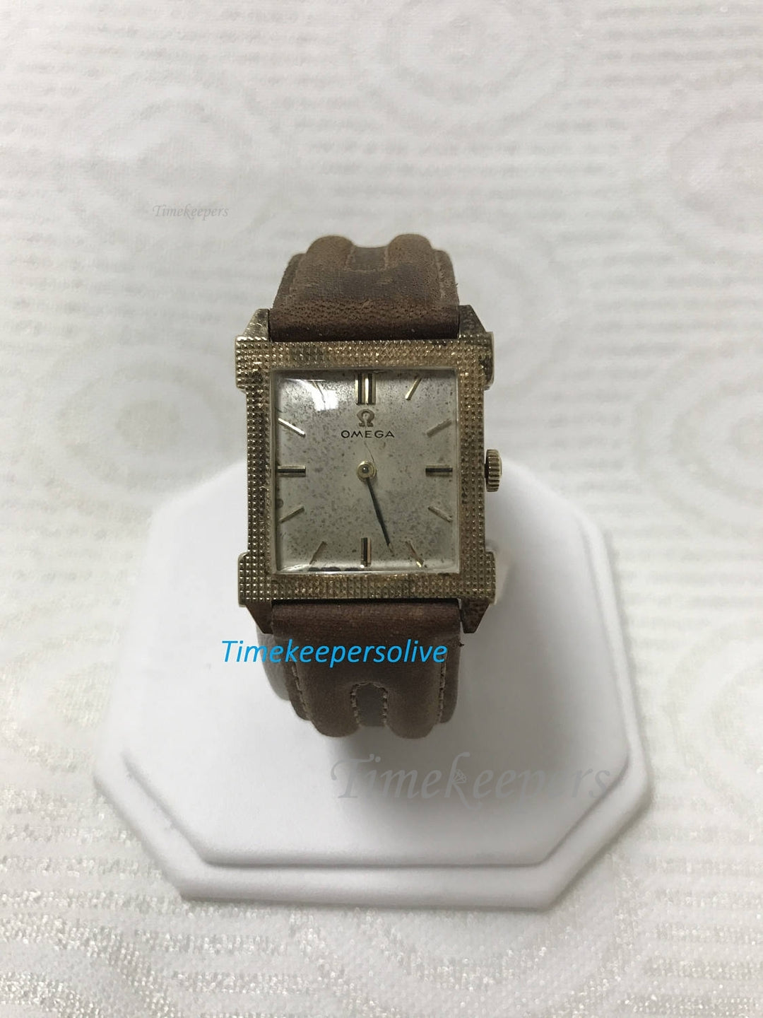 c380 Vintage Rare Original Omega 1960s 14K Yellow Gold Swiss Watch Wristwatch
